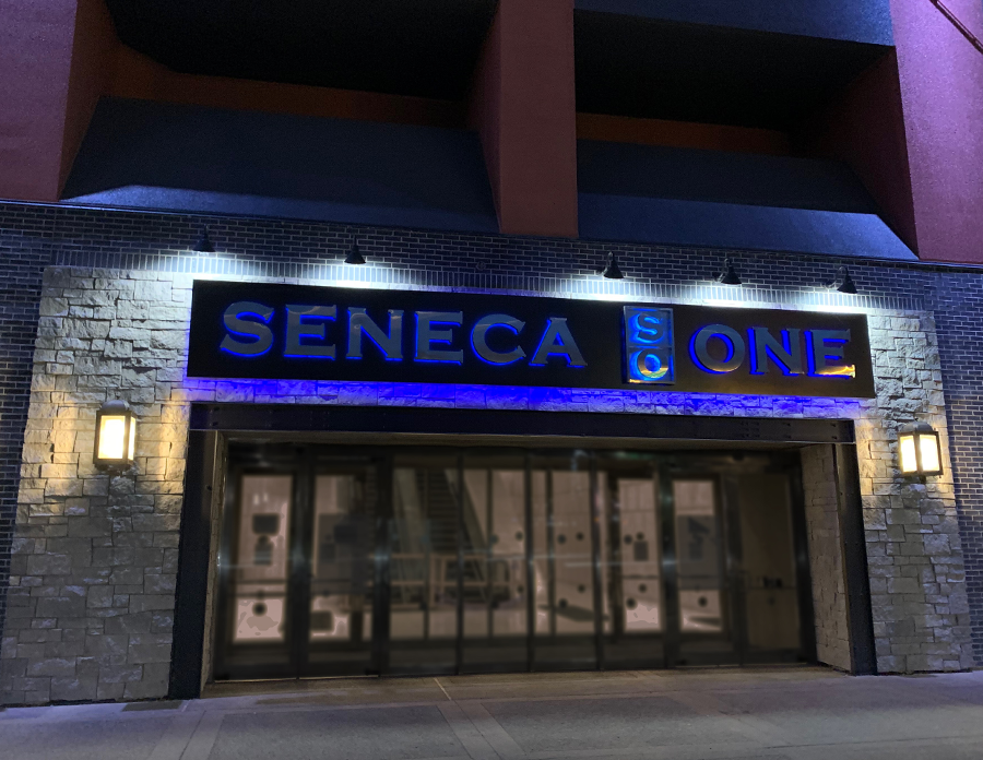 Seneca One LED business signage Buffalo